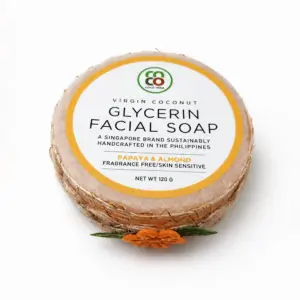 Glycerine Facial Soap - Papaya and Almond - Image 2